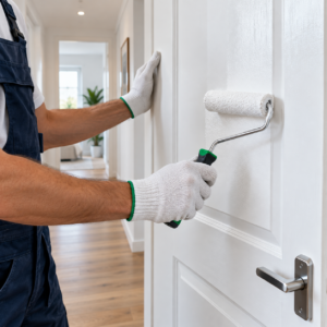 Peinture d'une porte
