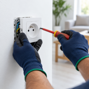 Remplacement d'une prise électrique